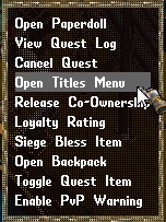 Titles Menu, Context