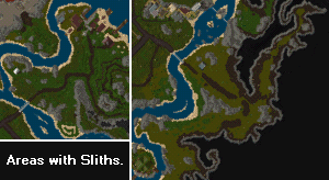 slith areas