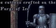 Cutlass Crafted on the Forge of Ice