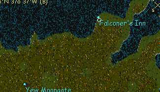 Screen Shot of OverHead Map of Establishment's Location.